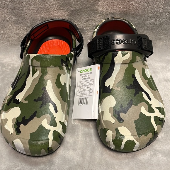 Crocs Bistro Pro Literide Graphic Clogs Size 8W/6M - Picture 3 of 5